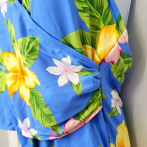 Ralph Lauren & Jantzen size 16 one piece swimsuit and matching cover-up - Picture 9 of 16